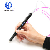 Lihuchen 3D Pen RP900A DIY 3D Printing Pen Support  ABS/PLA Filament 1.75mm Creative Toy Gift For Kids Design Drawing