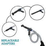 2 In 1 Air Duster Compressor Dual Function Air Vacuum Blow Suction Guns Kit Pneumatic Vacuum Cleaner Tool Professional Vacuums