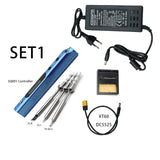 SQ001 Mini Smart Portable adjustable temperature 65W soldering station electric soldering iron with DC power and TS100 iron tips