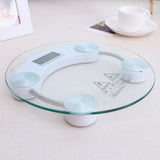 Digital Body Scale High Accuracy Weight Scale For Body Weight Healthkeep Bathroom Scale Round Transparent Scale