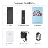Mecool NOW KA2 Amlogic S905X4 TV Box AV1 Android 10 2GB 16GB Google Certified with 1080P HD Camera Support Video Calling Meeting