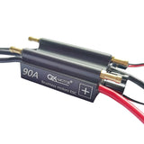 50A 70A 90A 120A QX-Motor Waterproof Brushless ESC 2-6S Speed Controller for RC Boat Ship with BEC 5.5V/5A Water Cooling Syste