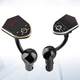 Bluetooth FM Transmitter for Car,Bluetooth Car Adapter with Dual USB Port and Hands-free Calling for iPhone Samsung, Smartphone