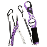 Fishing Pliers Lip Gripper Set Fish Holder Fishing Scissors with Lanyards Gripper Line Cutter Scissors