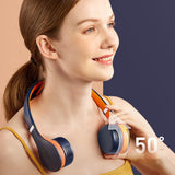Portable Neck Fan Pulse Massager Hands Free Personal Bladeless Fans USB Rechargeable Neck Hang Fan Wearable Neck Massage Fan