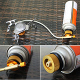 2Pcs Gas Adapter Safe Durable Gas Stove Adapter Stove Connection Outdoor Camping Gas Bottle Adaptor for Butane Canister