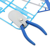 Unisex New Single Blade Nipper Hand Tools Pliers Multifunctional Bent Non-Scale Long Nose For Electrical Parts Blue