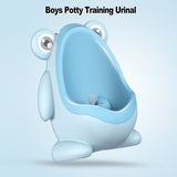 Cartoon Potty Training Urinal for Toddler Boys with Aiming Target Hanging Hole Wall Mount Suction Cup Boys Potty Training Toilet