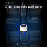 Car Universal Solar Powered Car Negative Ion Diffuser Automatic Air Purifier Vehicle Phone Holder Charger Mist Maker