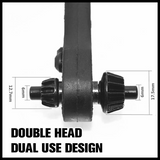 2-in-1 Universal Wrench Drill Chuck Key Wrench Ratchet Dual-use Spanner Ratchet Connector Ring Combo Grip Star Wrench Hand Tool