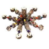 Bird Toys Natural Wood Large Parrot Toy Bird Toys Best for African Grey Macaws Cockatoos Parrot Birds and More