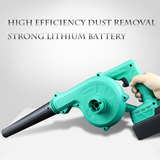 21V Garden Cordless Air Blower  Handheld Leaf Computer Dust Collector Rechargeable Power Tool Cleaner for Makita 21V Battery