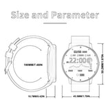 ZL02 Smart Watch Full Screen Sport Fitness Watch IP67 Waterproof Information Reminder Multifunctional Watch