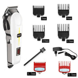 Professional barber hair clipper cordless hair trimmer beard trimer for men electric hair cutting machine rechargeable hair cut