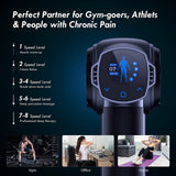 High frequency Massage Gun Muscle Relax Body Relaxation Electric Massager with Portable Bag Therapy Gun for fitness