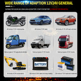 Automatic Battery Chargers Digital LCD Display Car Battery Chargers Power Puls Repair Chargers Wet Dry Lead Acid