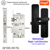 RAYKUBE X5 Biometric Fingerprint Security Intelligent Tuya Smart WiFi Password Electronic Door Lock To Open The Door Remotely