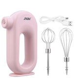 JVJH   Wireless Electric Portable Electric Food Mixer 4 Speeds Automatic Cream Egg Beater Frother Foamer whisk Cake Baking Tool