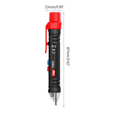 TA881A Non-contact AC Voltage Detector Pen Sound Light Alarm 12-1000V 50/60Hz 35ED