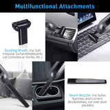 Portable Cordless Handheld Vacuum Cleaner, 2 Speeds, 120W High Power, USB Charging, Wet Dry Car Vacuum Cleaner
