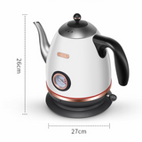 Electric Kettle 1500W Household 220V Quick Heating Boiling Coffee Tea Pot 1.2L 304 Stainless Steel  Samovar