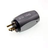 KRELL 3 US Power Plug Frozen Aluminium Alloy IEC Connector HiFi Audio Adapter