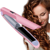 Curling Iron Curler Cordless Wireless Hair Straightener Tool Charging USB Mini Flat Iron