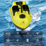 GPS Fishing Bait Boat with 3 Bait Containers Automatic Bait Boat with 400-500M Remote Range fishing accessories 2021
