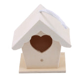 Mini Bird Cage Outdoor Hanging Birdhouse Wooden Box Garden Bird Cages Home Yard Decoration Bird Products Bird Parrot Nest
