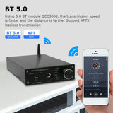FX-AUDIO bluetooth DAC & HiFi Headphone Amplifier QCC3008 ESS9018 TPA6120 USB RCA Mini Audio Decoder Amplifier 24Bit/192kHz