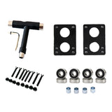 Skateboard Wheels Set With Bearings 82A Longboard Wheels PU Wheels Cruiser Wheels Street Upgrade Replacement