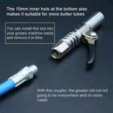 Heavy-Duty Quick Release Grease Machine Coupler Grease High Pressure Nozzle Locking Clamp Grease Nozzle Coupler for M6 M8 M10