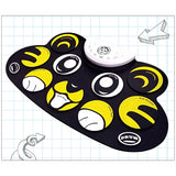 Electronic Drum Set - 9 Pad Flexible Roll Up Drum Kit Practice Pad with Foot Ped N58B