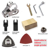 M10 M14 Angle Grinder Conversion To Electric Oscillating Multi-Tool and Electric Shovel Head Adapter for 100-125mm Angle Grinder