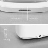 Ultrasonic Cleaning Machine Portable Ring Cleaner 45000 Hz High Frequency Vibration Wash Cleaner Washing with Jewelry Timing