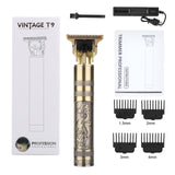 2021 New Hair Trimmer For Man USB Rechargeable  LCD Hair Clipper Barber Shop Men's Shaver Trimmer Beard Hair Cutting Machine