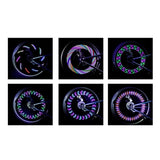 Mixed color Bicycle Spoke bright light night Cycling Tire Tyre Wheel 14 LED Bright Lamps Flashlight Bicycle 30 Changes