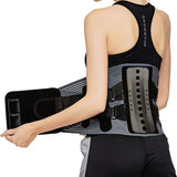 Adjustable Medical Therapy Waist Belt Lumbar Support Back Support Brace Double Banded Posture Corrector Men Women Pain Relief