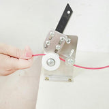 Manual Portable Waste Cable Peeling Machines Wire Stripper with 3 Tungsten Steel Blades Recycle Tool Manual Cable Crimping
