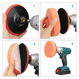 1200W Brushless Electric Polishing Machine Electric Drill Wireless Car Polisher Rechargeable Sanding Tool for Makita 18V Battery