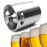 2L Stainless Steel Mini Portable Beer Bottle Barrels Beer Keg Screw Cap Beer Growler Homebrew Wine Pot Barware Party Accessories