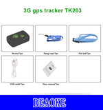 3G gps tracker for Person/Pet/Goods TK203 with Roll call position function