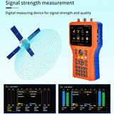 GTMEDIA V8 Finder Pro DVB-S/S2/S2X/T/T2/C H.265 Digital Satellite Finder 4.3inch HD Display Auto Calculate Angle 4000mAh Battery