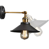 2 Pcs Lamp Wall Lamp Metal Style Umbrella Industrial Retro Lighting Suspension Lamp Wall Lamp Shade E27