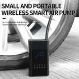 Portable Car Electrical Air Pump Wireless Tire Inflatable Pump Inflator Air Compressor Pump for Car Motorcycle Bicycle Ball F7P0