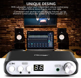 Q100 2.1 Channel Hi-Fi Bluetooth 5.0 Power Amplifier Class D Mini Stereo Audio Amp Speaker Subwoofer Wireless Receiver 80W+40Wx2