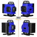 16 Lines Laser Level 3° Self-leveling Function Leveling Tool Omnidirectional Ground Wall Sticker Home Improvement Tools Set