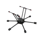T850 6-Axle Carbon Fiber Frame Kit 850mm Wheelbase Airframe Kit Compitable with 4008-5010 520-300KV Brushles for RC Quadcopter