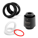 RISK 32mm Dust Wiper Kit with Installation Tool Bicycle Fork Dust Seal Foam Ring Kit Bicycle Spare Parts