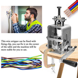 Electric Household Wire Stripper Manual Wire Stripping Copper Cable Peeling Machine with Hand Electric Drill for 2-24mm Wire